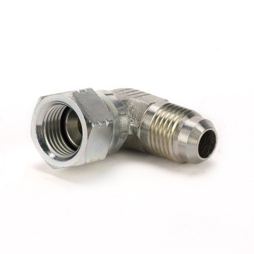 White zinc, yellow zinc fittings high quality JIC swivel hose nipple adapter hydraulic parts